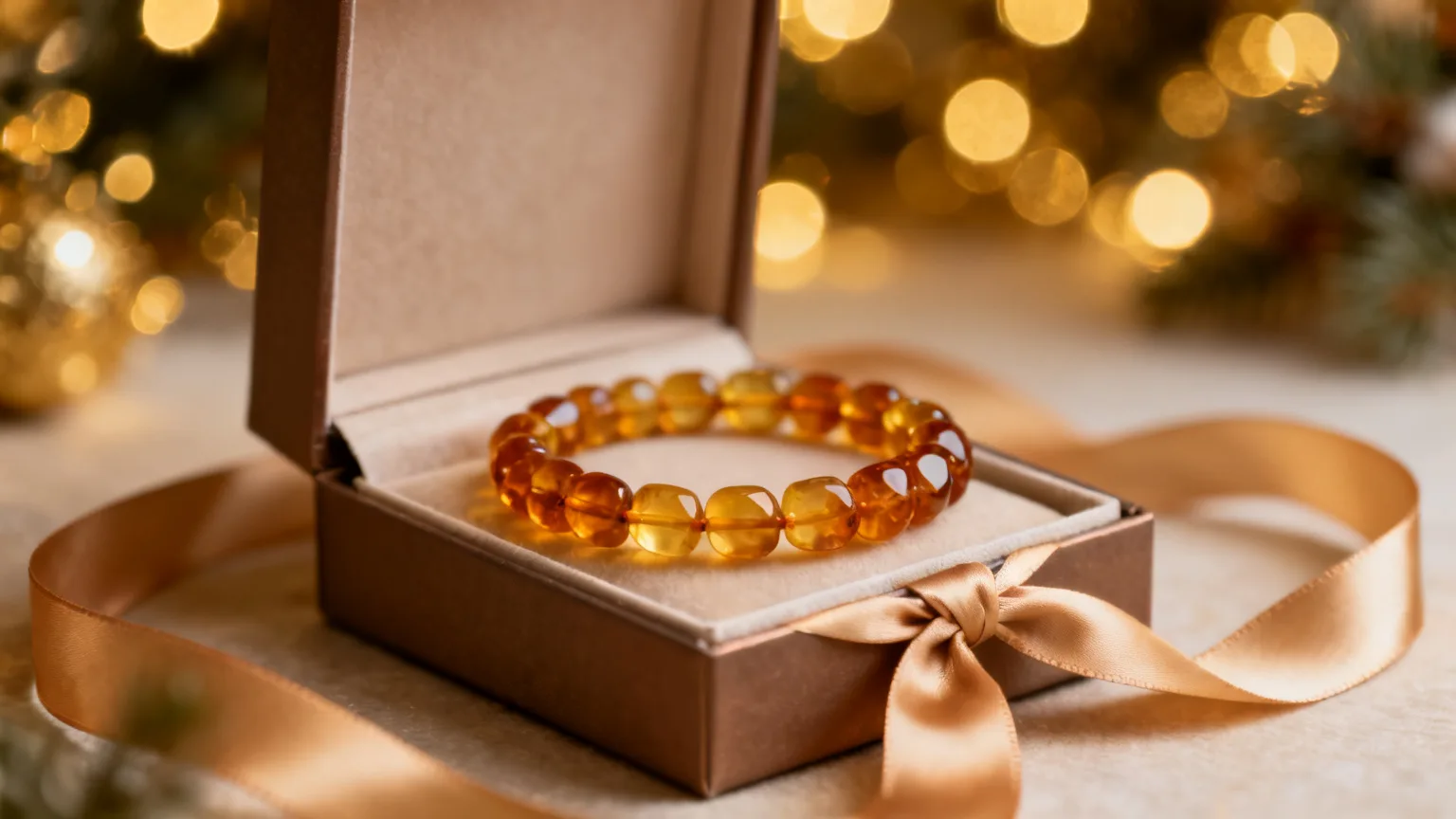 Offrir un bijou en ambre